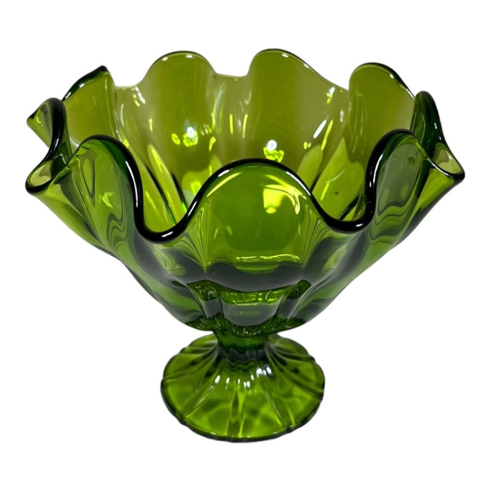 L.E. Smith‎ Blown Glass Bowl